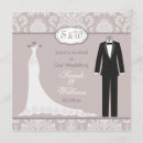 Recherche de rose de damassé invitations Gris