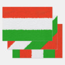 Recherche de vert rouge et blanc papier cadeau Rayures