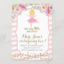 Recherche de tutu invitations Ballerine