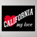 Suche nach kalifornien liebe poster Herz