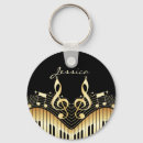 Recherche de notes musique porteclés Monogramme