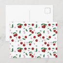Recherche de cerises rouges cartes postales Pour tous