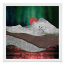 Suche nach nordlichter poster Grün