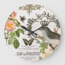 Recherche de oiseaux vintages horloges Floral
