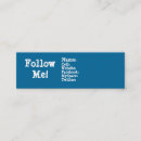 Suche nach follow me visitenkarten Sozial