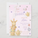 Recherche de thé pour deux invitations Lapin