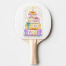 Recherche de anniversaires raquettes ping pong Heureux