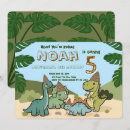 Recherche de mignonnes de dinosaures invitations Pastel