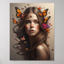 Suche nach mädchen schmetterling poster Modern