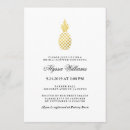 Suche nach goldene ananas einladungen Elegant