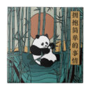 Recherche de dessin panda carreaux Bambou