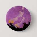 Recherche de nuit de halloween badges Monstres