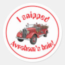 Recherche de par camion pompiers autocollants Rouge