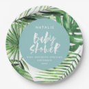 Recherche de tropical paper assiettes Baby shower