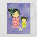 Recherche de kokeshi cartes postales Sakura