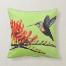 Recherche de de colibri coussins Rouge