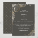 Recherche de motif floral chic invitations Jardin