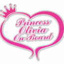 Suche nach kleines mädchen autoaufkleber Prinzessin