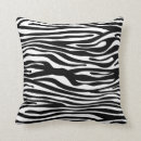 Recherche de zèbre noir et blanc coussins Motif