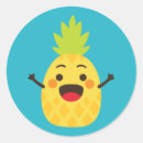 Recherche de ananas drôle autocollants Mignon