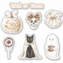 Suche nach halloween kürbis aufkleber Katze