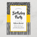 Suche nach gelbe und schwarze streifen postkarten Geburtstagsparty
