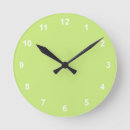 Recherche de vert clair horloges Couleur solide