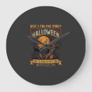 Suche nach halloween katzen wanduhren Kürbis designs
