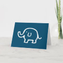 Recherche de pachydermes vœux cartes Blanc