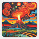 Recherche de éruption volcanique autocollants Paysage
