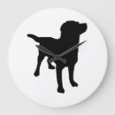 Recherche de silhouette de chien horloges Animal
