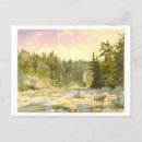 Recherche de peinture de montagne cartes postales Aquarelle