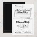 Recherche de fête au bureau invitations Typographie