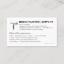 Recherche de peintre de maison cartes visite Peinture