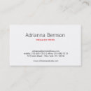 Recherche de développement cartes visite Affaires