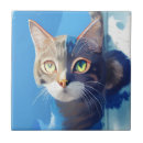 Recherche de curieux carreaux Chat