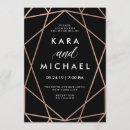 Recherche de faux de mariage invitations Géométrique