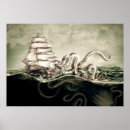 Recherche de kraken posters Bateau
