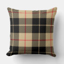 Recherche de tartan plaid coussins Noir