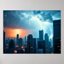Recherche de cyberpunk posters Paysage urbain