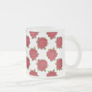 Recherche de rose romantique de rose tasses Rouge