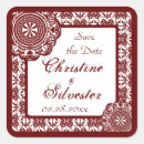 Suche nach damast save the date aufkleber Spitze