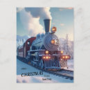 Suche nach retro zug postkarten Weihnachten