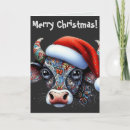 Recherche de vache noël cartes Saisonnier