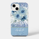 Recherche de fleurs bleues iphone coques Tendance