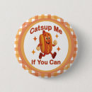 Recherche de ketchup badges Hot dog