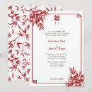 Recherche de chinois traditionnel mariage invitations Moderne