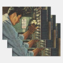 Recherche de électrique papier cadeau Rétro