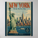 Suche nach new york vintage poster Skyline