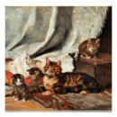 Recherche de peintures chaton posters Vintage